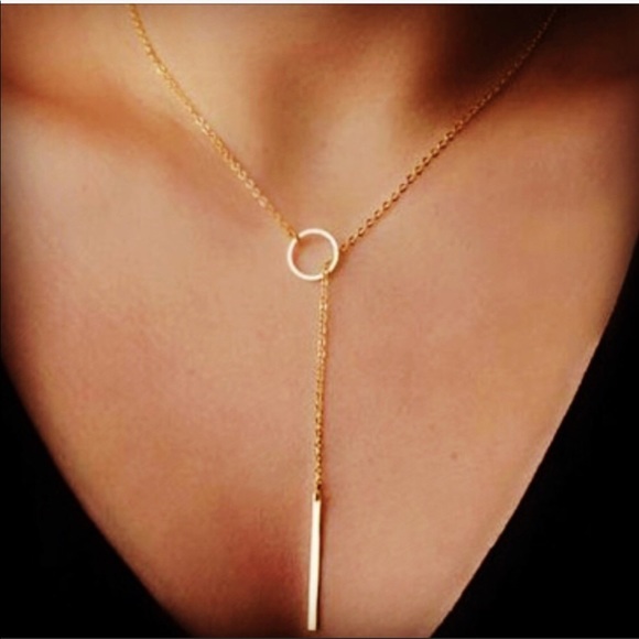 Jewelry - VeryVogue Circle Bar Necklace